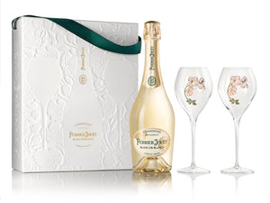 Blanc de Blancs with 2 Flutes and Gift Box